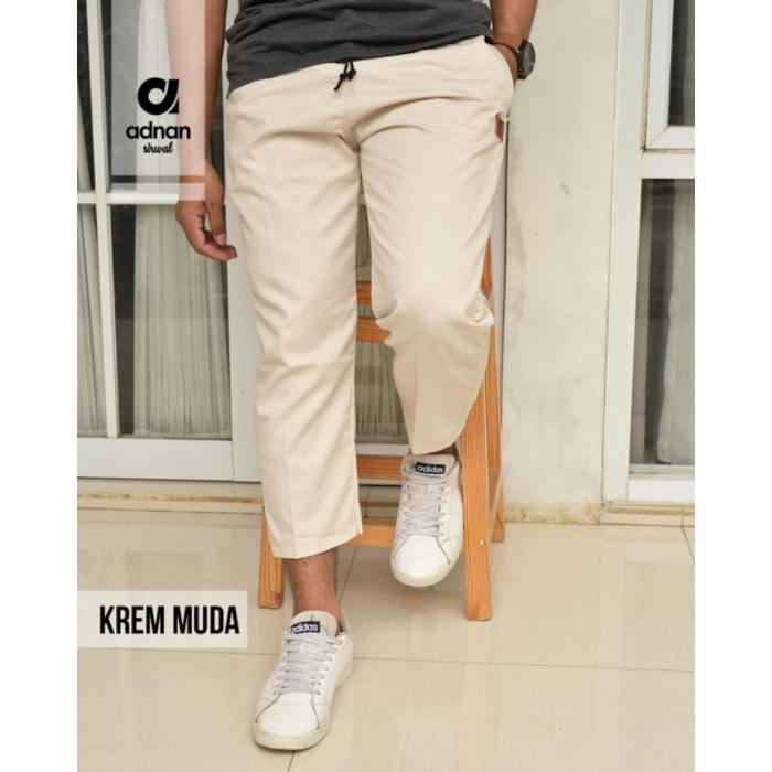 Gambar Pakaian Muslim Celana Sirwal | Best Seller Adnan Clothing | Laa Isbal - Krem Muda, XXL dari apelgada-id undefined Tokopedia