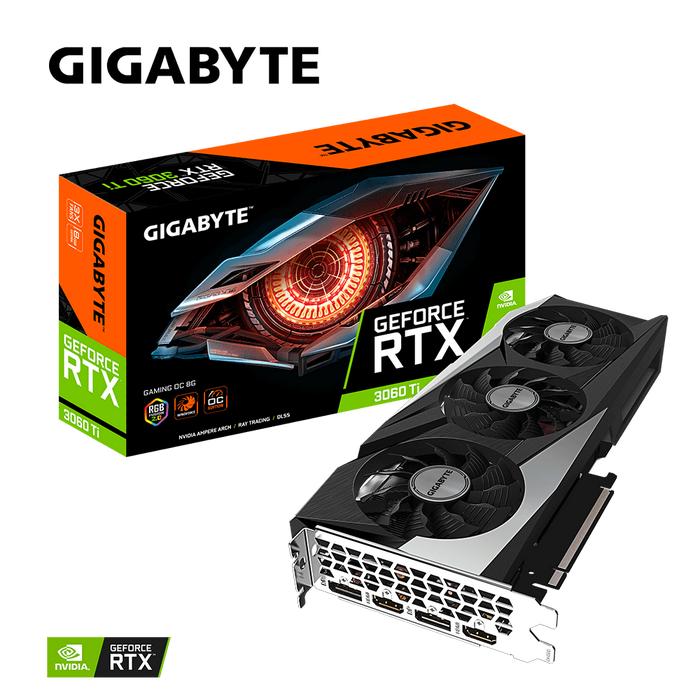 Gambar GIGABYTE RTX 3060 TI GAMING OC 8GB DDR6 256BIT NVIDIA VGA CARD rev 2.0 dari UOISTORE undefined Tokopedia