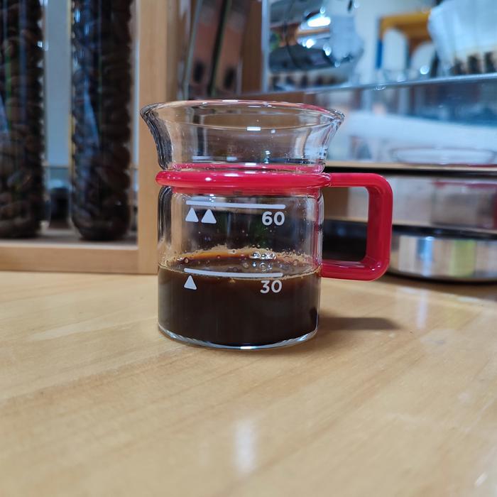 Gambar Espresso Standard Glass with Plastic Handle Gelas Kaca - Merah dari Suji Premium Handcrafted undefined Tokopedia