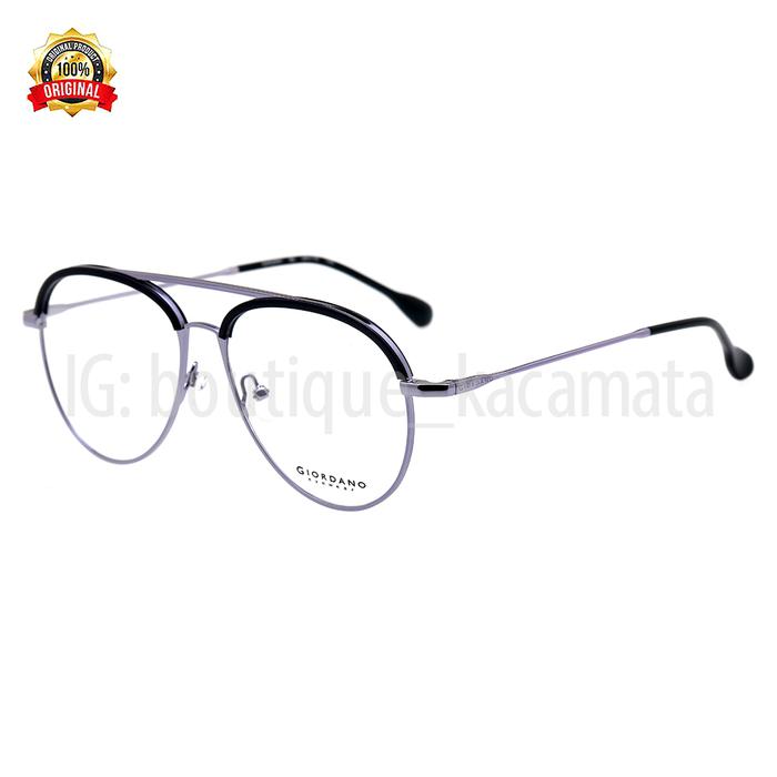 Gambar Frame Kacamata Giordano Original 2491 - 92 Gunmetal dari Boutique Kacamata undefined Tokopedia