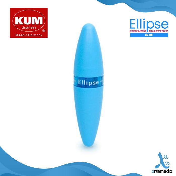 Gambar Rautan Pensil KUM Sharpener Ellipse Container - BLUE dari Artemedia_NEW undefined Tokopedia