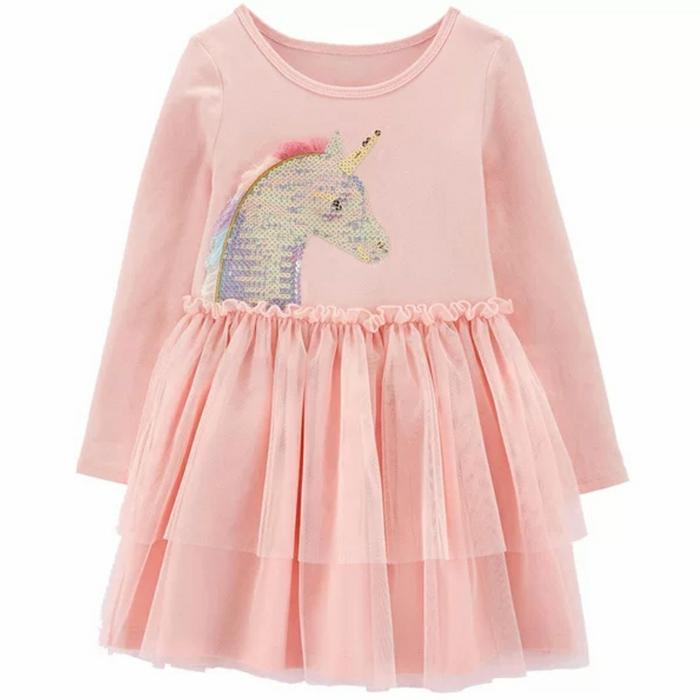 perempuan Girl Tutu dress unicorn - 6T 