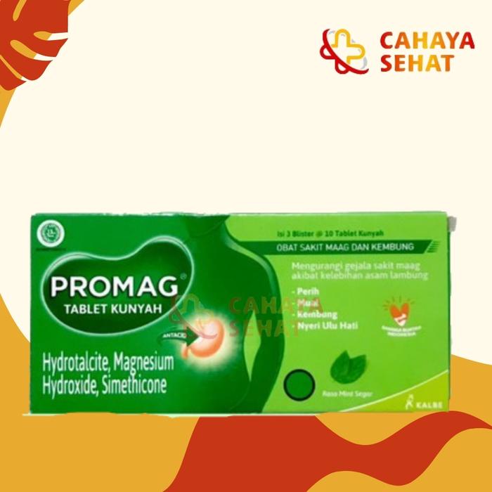 Gambar PROMAG TABLET PAK 3 STRIP dari CAHAYA SEHAT 1 undefined Tokopedia