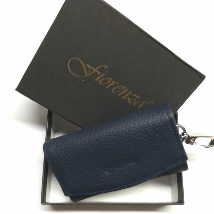 Gambar Gantungan Kunci Mobil Fiorenza Matthew Keyholder 871L Model Lipat Tiga Kulit Sapi Asli Navy Motif Jeruk - Navy, Kartu, Wanita - Biru dari Fiorenza Bags undefined Tokopedia