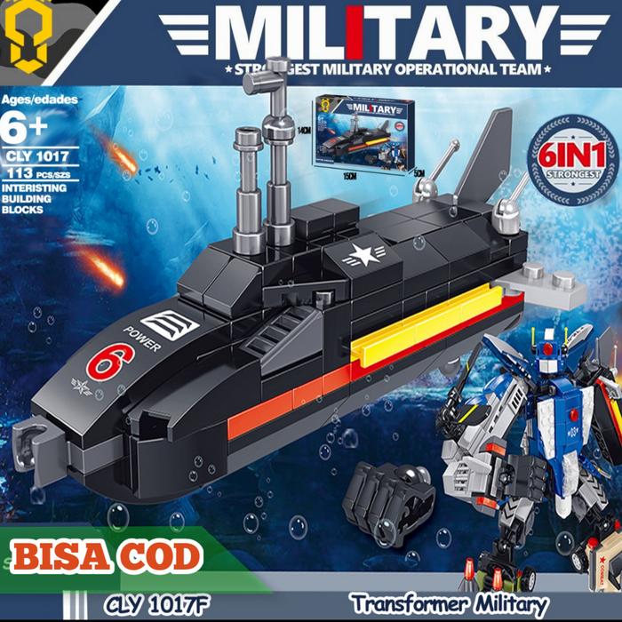 Gambar CLY1017F Transformer Mobil Robot Blok Bricks Building Set Mainan Anak dari Haufan's undefined Tokopedia