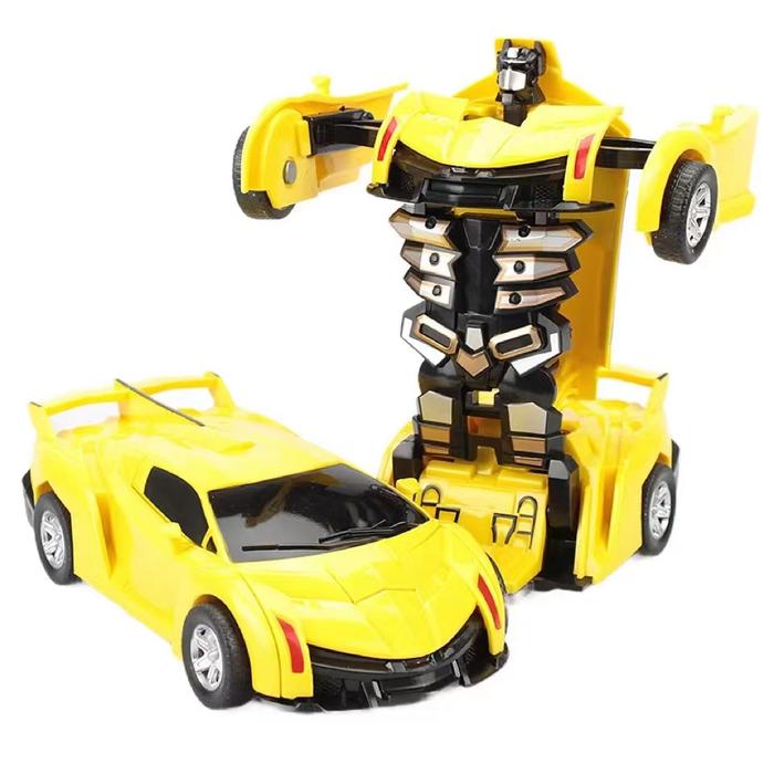 Gambar Mainan Anak Mobil Robot Transformers Tabrak Jadi Robot - Kuning dari yoimono.indonesia undefined Tokopedia