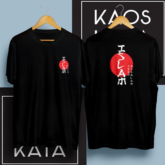 Gambar Kaos Islami Deen Assalam 189 - tosca dari Kaos Kata Kata unik undefined 3 Tokopedia