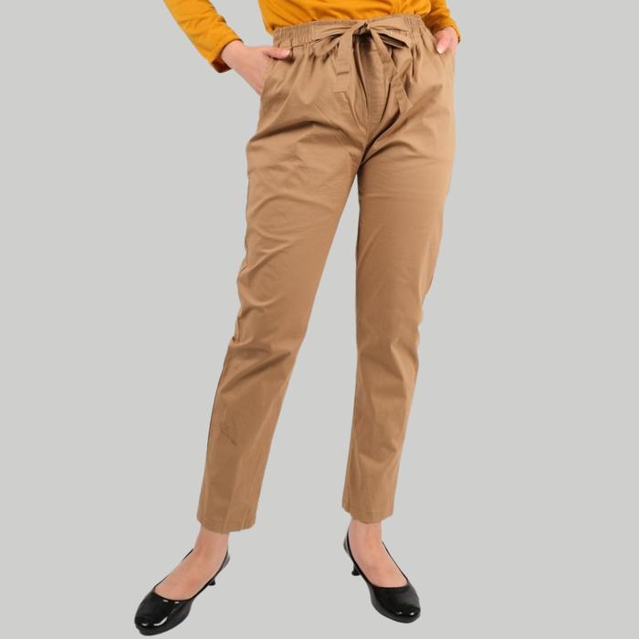 Gambar Monellina C.LIME Celana Panjang Murah Wanita Kekinian - Mocca, L dari Monellina Fashion undefined Tokopedia