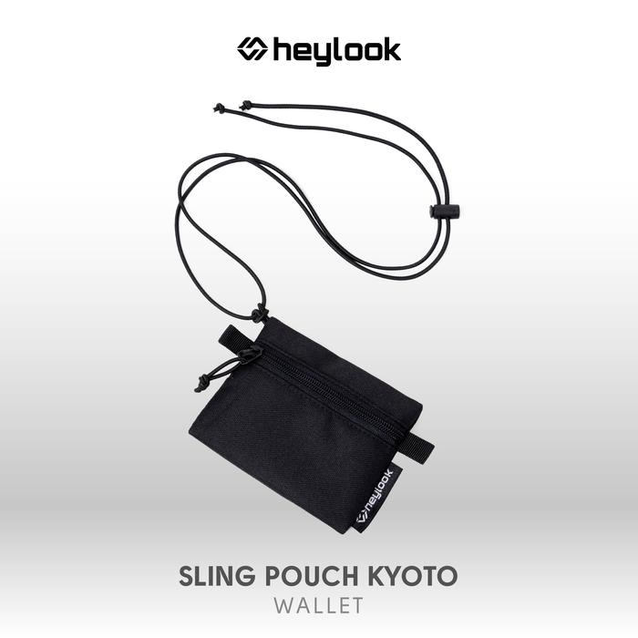 Gambar SLING POUCH KYOTO POUCH MINI WALLET DOMPET KARTU ANTI AIR HEYLOOK - Hitam dari HEYLOOK PROJECT undefined Tokopedia