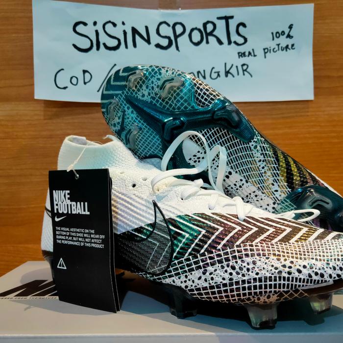 Sepatu Bola Nike Cr7 100 Football Mercurial Superfly 360 White