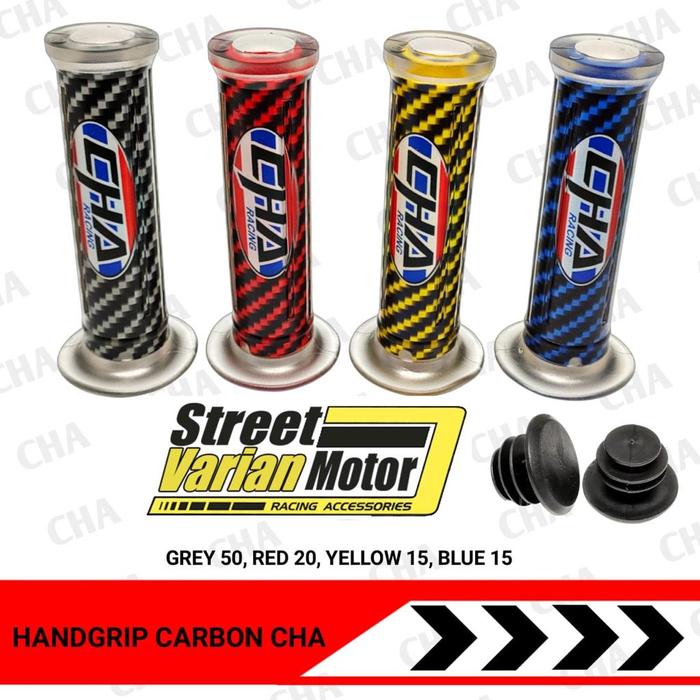 Gambar Hand Grip Motor Motif Carbon CHA dari Street Varian Motor undefined Tokopedia