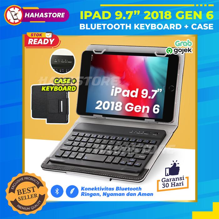 Jual iPad inch 2018 Generasi Bluetooth Keyboard Flip Book