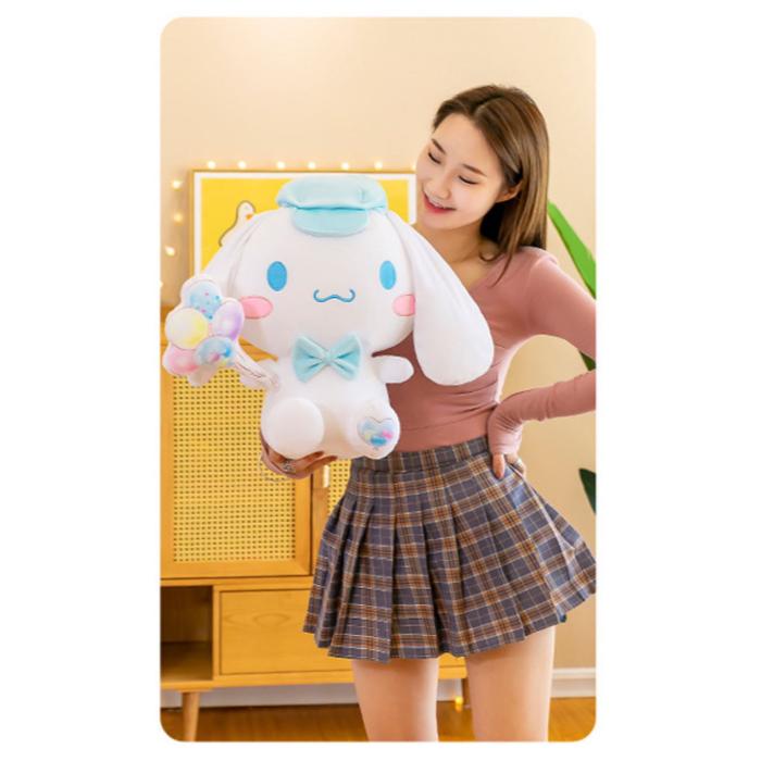 Gambar BONEKA CINNAMOROLL IMPORT (TIDAK ORI) UKURAN -/+30CM DAN -/+45CM - 45CM dari Glowdess undefined Tokopedia