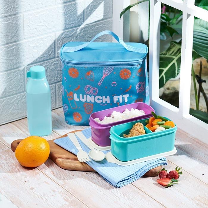 Gambar CPM Jennie Set Kotak Tempat Bekal Makan Botol Tas Lunch Box Bottle Bag dari MagicSun undefined Tokopedia