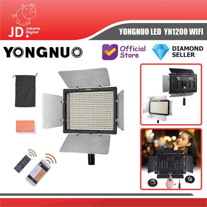 Gambar Yongnuo YN-1200 YN1200 LED Video Light - PAKET LAMPU dari Jakarta Digital 8 undefined Tokopedia