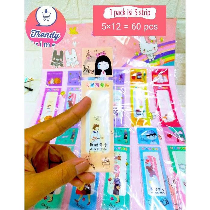 Gambar Handsaplas karakter animasi isi 60 pcs plester luka anti air dari Winny Ultimate undefined Tokopedia