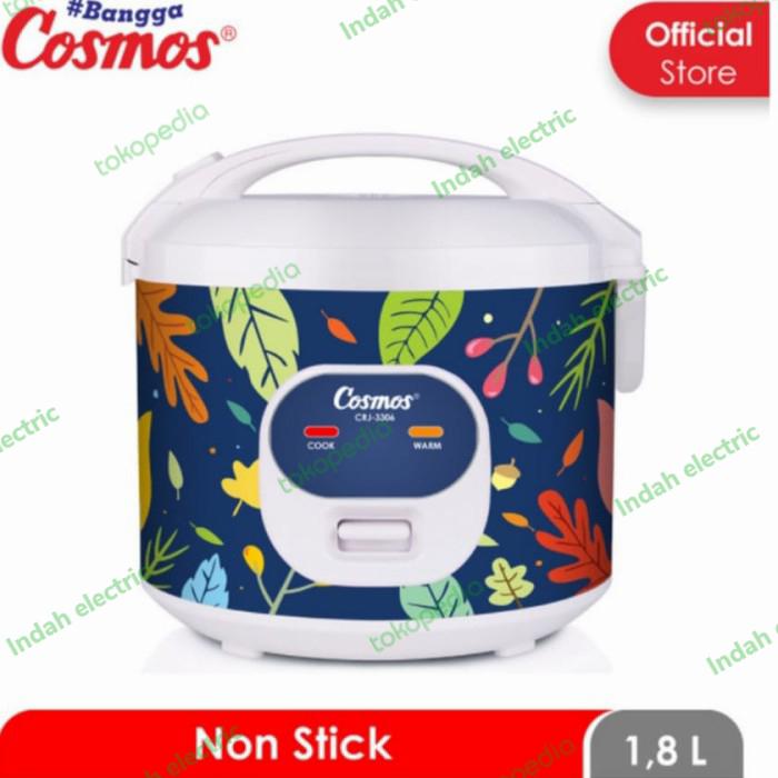 Gambar Magic Com Cosmos CRJ-3306 3in1/Rice Cooker Cosmos CRJ 3306 1,8Liter - No Bubble Warp dari Indah electric undefined Tokopedia