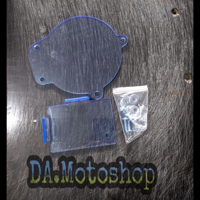 Gambar COVER CVT BAHAN AKRILIK YAMAHA AEROX OLD DAN LEXI TEBAL 3/5 MILI - Ice Blue Polos, 5 Mili dari DA Motoshop undefined Tokopedia