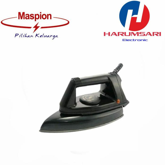 Gambar MASPION Setrika/Gosokan Listrik Anti Lengket EX-1000 - Hitam dari Harum Sari Elektronik undefined Tokopedia