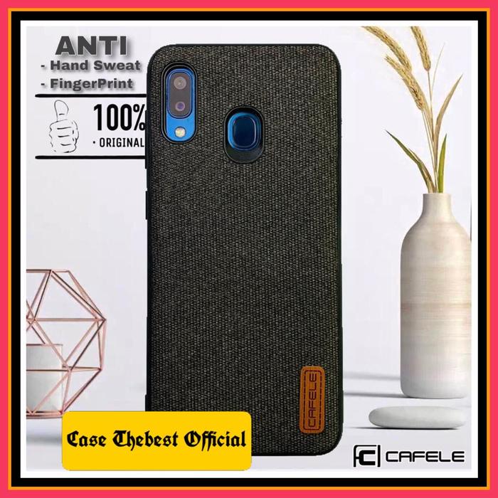 Gambar SAMSUNG GALAXY A20 A205 DENIM CAFELE ORIGINAL HARD CASE SILICONE JEANS - Hitam dari Case Thebest undefined Tokopedia