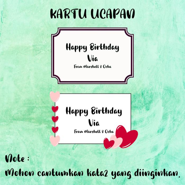 Gambar KARTU UCAPAN / GREETING CARD CUSTOM MURAH MERIAH dari WinshopDes undefined Tokopedia