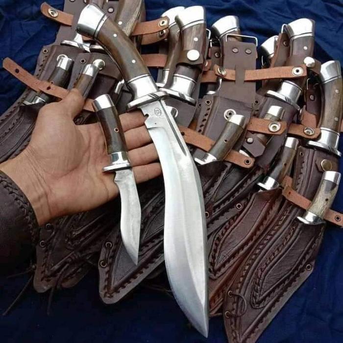 Gambar koleksi parang gurkha unik alat hunting berkualitas dari Silvertounge undefined Tokopedia