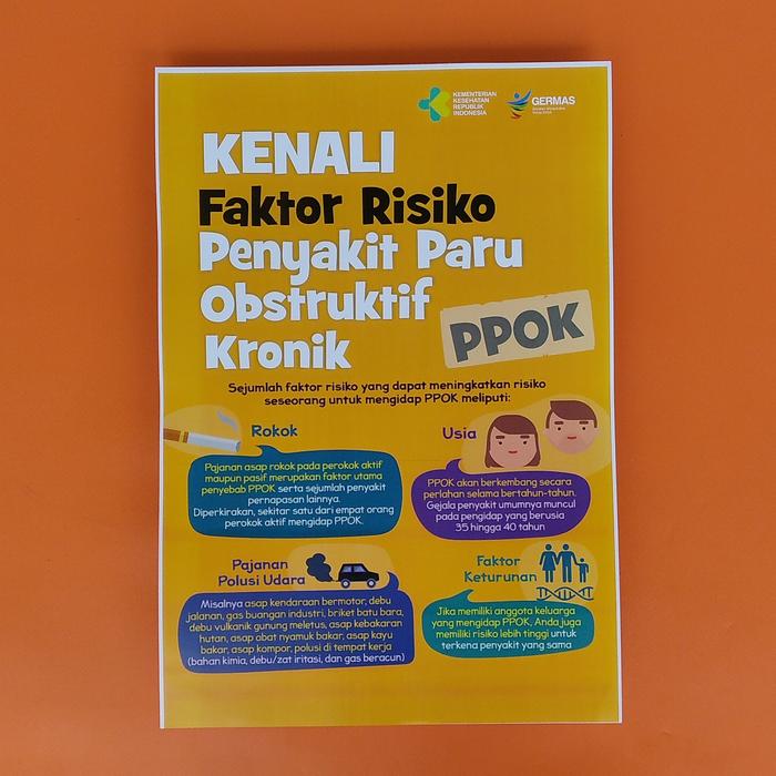 Gambar Poster Kesehatan - Faktor Resiko Penyakit Paru Obstruktif Kronik PPOK dari Sinergi Poster Tulungagung undefined Tokopedia