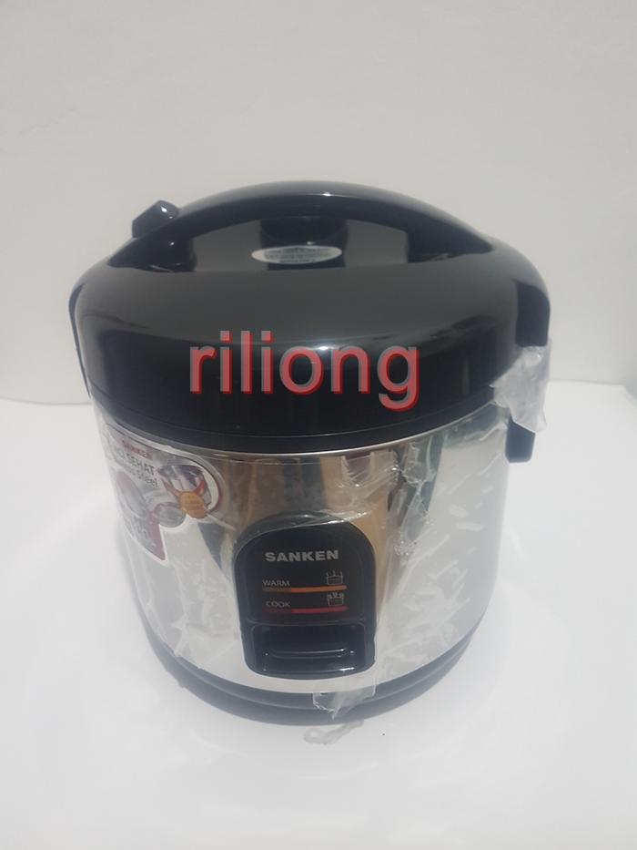 Gambar RICE COOKER MAGICOM PANCI STAINLESS 1 LITER SANKEN - Hitam dari Toko.dinonaktifkan sistem. undefined Tokopedia