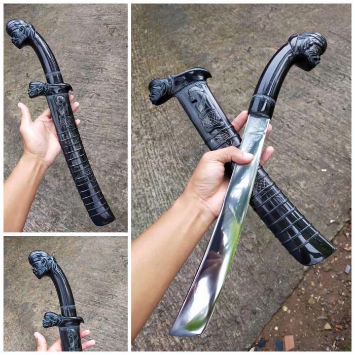 Gambar Golok fullukiran cepot dari Golok galonggong Tasikmalaya undefined Tokopedia