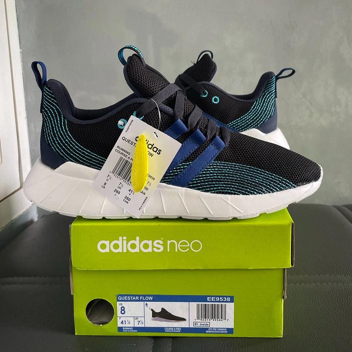 Jual Adidas Questar Flow X Parley Navy BNIB Original - 39 - Kota Tangerang  - Redline_Originalshoes | Tokopedia
