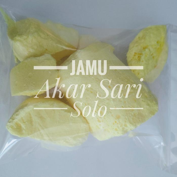 Gambar Akar Sari - Lirang Kuning / Belerang Kuning -Mengangkat Sel Kulit Mati dari Jamu Akar Sari Solo undefined Tokopedia
