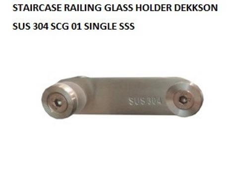 Jual STAIRCASE RAILING GLASS HOLDER DEKKSON SUS 304 SCG 01 PLAT SINGLE ...