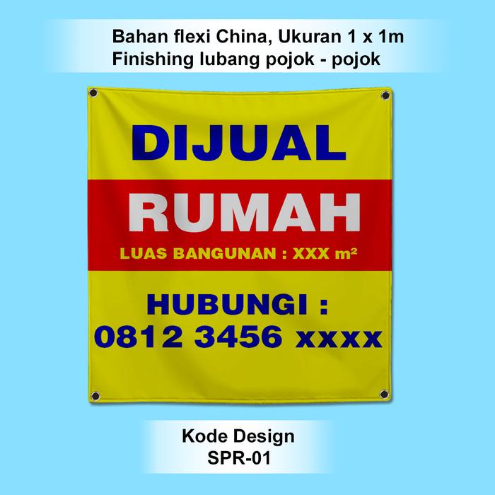 Gambar Spanduk Banner Dijual / Cetak Spanduk / Spanduk Dijual - SPR-01 dari Revo Print Shop undefined Tokopedia