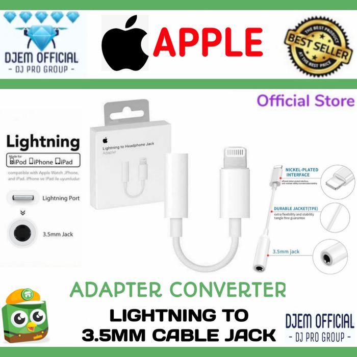 Lightning Cable Converter Headset Iphone Jual ADAPTER Converter