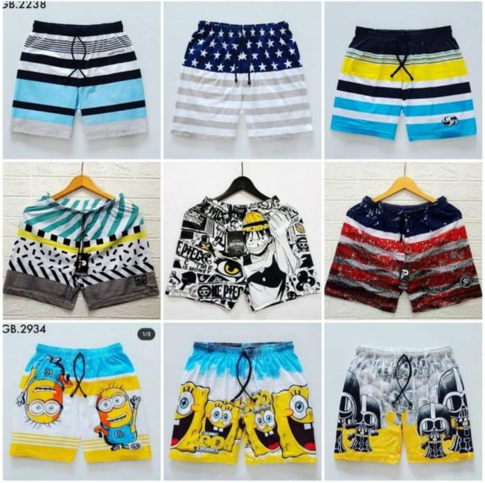 Gambar Celana Pendek Surfing Boxer Pantai/ Celana Tidur Pria - RANDOM dari NoWWay. undefined Tokopedia