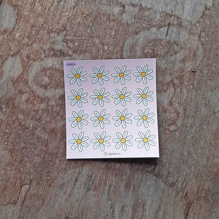 Gambar Flower Sticker by PIPE RICI / Bullet Journaling Jurnal Bujo Stiker - 09 dari Artopia Art Store undefined 5 Tokopedia