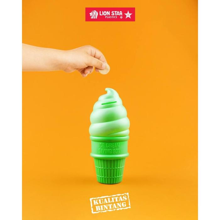Gambar Celengan Karakter Ice Cream Plastik Saving Box Lion Star SV-8 dari Akena Perabot undefined Tokopedia