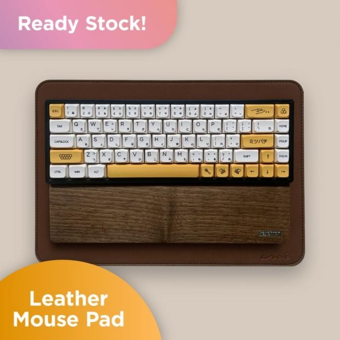 Gambar Alas Keyboard Mouse Kulit Sintetis / Leather Mouse Pad Komputer - LARGE - BROWN dari PAYDAY STORE_NEW undefined Tokopedia
