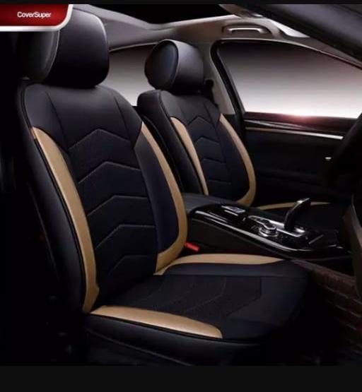 Gambar SARUNG JOK MOBIL AVANZA 2013-2015 XENIA 2013-2015 100% - Hitam Cream dari goodjoku undefined Tokopedia