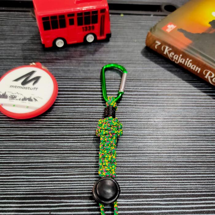 Gambar Carabiner Gantungan Pengait Botol/Gelas Air Minum Mineral Buckle 5 Warna 2 in 1 - Hijau dari MTMASTUFF undefined Tokopedia