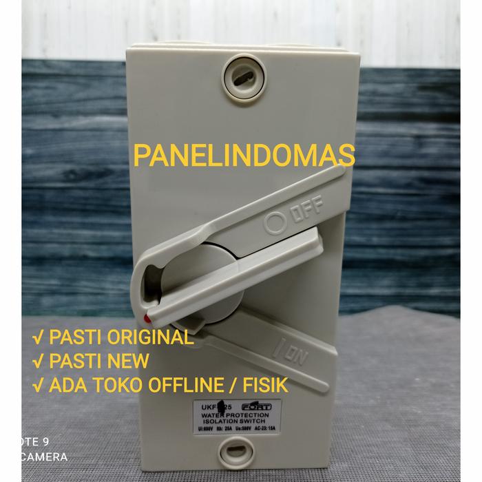 Jual Weather Protection Isolation Isolator Switch UKF125 2P 25A Fort ...