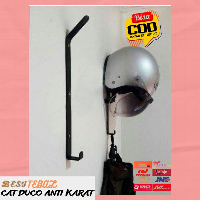 Gambar Gantungan helm / gantungan Helm dinding / rak helm dinding - Hanya Paku dari Dekor Production undefined Tokopedia