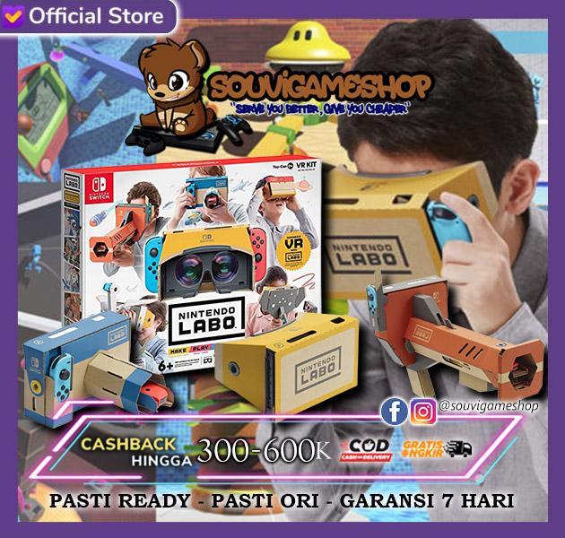 Gambar PROMO !! Nintendo Labo Vr Kit Toy Con 04 Complete Set Game Switch dari souvigames undefined Tokopedia