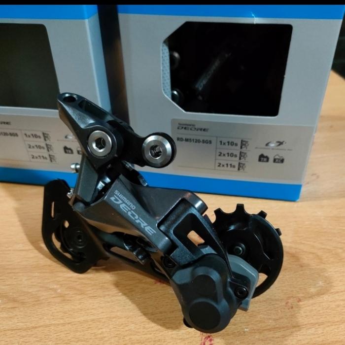 Dérailleur Arrière Shimano Deore M5120 | 10/11 Vitesses | Shadow+ | Longue Cage SGS | Noir