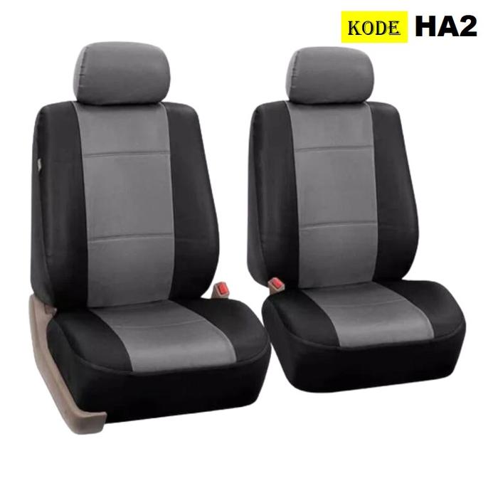 Gambar SARUNG JOK MOBIL AVANZA 2013-2015 XENIA 2013-2015 3 BARIS - hitam abu dari Thejoku undefined Tokopedia