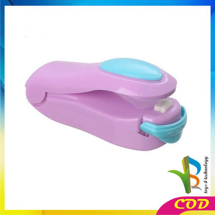 Gambar [COD] RB C314 Alat Perekat Plastik Elektrik Mini Hand Sealer Portable - UNGU dari RB TOYS AND TECHNOLOGY undefined Tokopedia