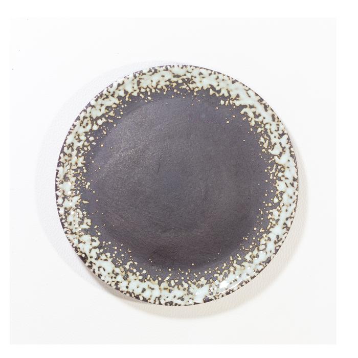 Gambar PIRING KUE KERAMIK MOTIF EMBUN / CAKE PLATE SPOTTING NUANZA - D:31cm xT:2cm dari Nuanza Porcelain undefined Tokopedia