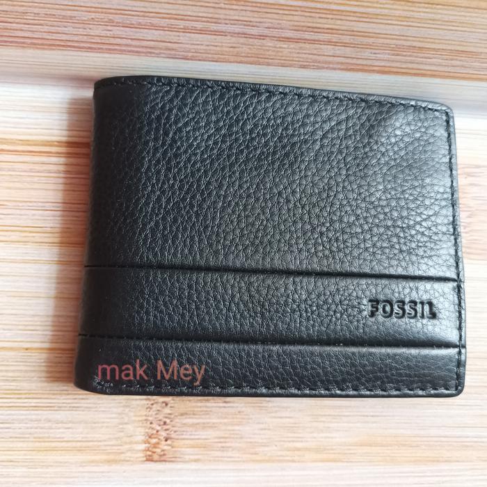 Jual Dompet Pria Hitam FOSSIL Lufkin 