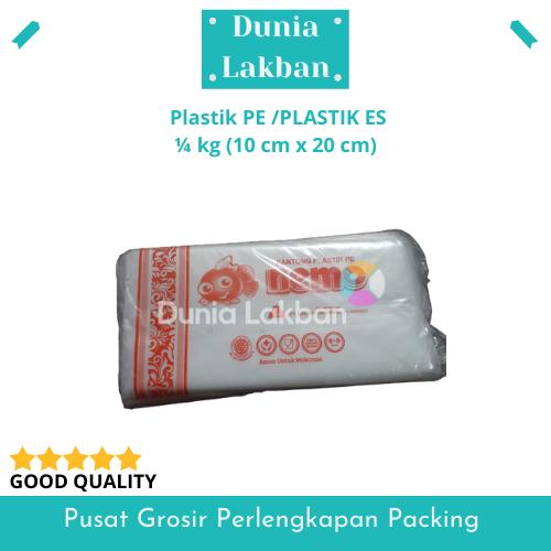 Gambar PLASTIK PE UKURAN LENGKAP ¼ kg 10 cm x 20 cm - 2 kg 20 cm x 35 - 1/4 kg (10x20) dari DuniaLakban_NEW undefined Tokopedia