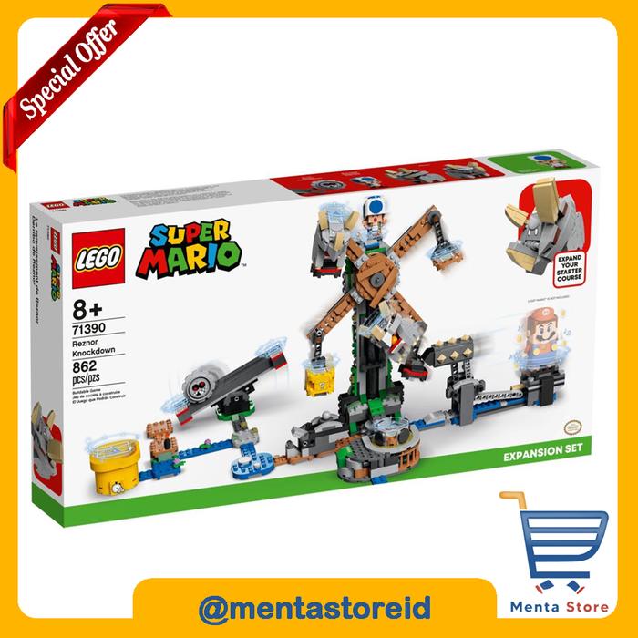 Jual LEGO Super Mario 71390 Reznor Knockdown Expansion Set Team Up